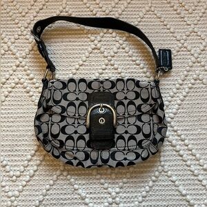 Coach monogram shoulder bag